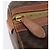 Céline Borsa Boston CELINE Macadam Canvas PVC Pelle Marrone Oro Auth 205213V D'oro - vista 21