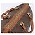 Céline Borsa Boston CELINE Macadam Canvas PVC Pelle Marrone Oro Auth 205213V D'oro - vista 6