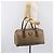 Bolsa Boston Burberrys Nova Check Canvas Beige Gold Auth ep15916 Bege Dourado - vista 24