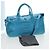 Borsa Balenciaga Classic Squash Bag in pelle 2way Blu Argento 285698 Auth BA16025M - vista 12