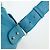 Borsa Balenciaga Classic Squash Bag in pelle 2way Blu Argento 285698 Auth BA16025M - vista 9