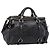 Miu Miu Handtasche Vitellolux 2way Black Gold Auth 206870V Schwarz Golden