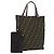 FENDI Zucca Canvas Handtasche Schwarz Braun Auth 202501