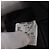 Borsa a pochette ISSEY MIYAKE BAO BAO PVC Pelle Nero Argento Auth 204271A - vista 12