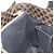Céline CELINE Macadam Canvas Handtasche PVC Leather Black Gold Auth 205256V Schwarz Golden - Ansicht 19