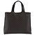 Céline CELINE Macadam Canvas Handtasche PVC Leather Black Gold Auth 205256V Schwarz Golden - Ansicht 2
