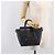 Céline CELINE Luggage Mini Shopper Hand Bag Leather Black Gold Auth 205325 Preto Dourado - vista 31