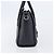 Céline CELINE Luggage Mini Shopper Hand Bag Leather Black Gold Auth 205325 Preto Dourado - vista 4