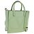 Sac à main Valentino en cuir 2way Vert Or Auth 206792A Doré