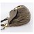 Bolsa de Mão Miu Miu Matelassé em Couro 2way Cinza Tom Dourado Auth 167729A Marrom - vista 3