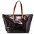 Bolso Tote LOUIS VUITTON Monogram Vernis Bellevue GM Amarante M93589 Auth ka6486 Burdeos - vista 13