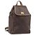 Céline Mochila CELINE Macadam Canvas PVC Leather Brown Gold Auth ep16108 Castaño Dorado