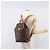 Céline Mochila CELINE Macadam Canvas PVC Leather Brown Gold Auth ep16108 Castaño Dorado - vista 31