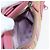 Borsa a tracolla PRADA in rafia Beige Pink Silver Auth am12710V Argento Rosa - vista 22