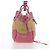 Borsa a tracolla PRADA in rafia Beige Pink Silver Auth am12710V Argento Rosa - vista 4