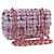 CHANEL Mini Matelasse 19 Single Flap Chain Shoulder Bag Tweed Auth BA16210SM Pink