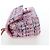 CHANEL Mini Matelasse 19 Single Flap Chain Shoulder Bag Tweed Auth BA16210SM Pink - Ansicht 4