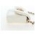 CHANEL Matelasse Chain Shoulder Pouch Lamb Skin Gold White CC Auth 206352SAM Bianco D'oro - vista 4