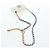 CHANEL Matelasse Chain Shoulder Pouch Lamb Skin Gold White CC Auth 206352SAM Bianco D'oro - vista 7