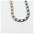 CHANEL Matelasse Chain Shoulder Pouch Lamb Skin Gold White CC Auth 206352SAM Bianco D'oro - vista 8