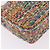 Borsa a tracolla CHANEL Chain Matelasse 25 in tweed Multicolor Gold CC Auth 167778SM - vista 17