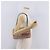 Borsa a tracolla CHANEL Chain Matelasse 25 in tweed Multicolor Gold CC Auth 167778SM - vista 32