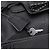 Bolso Tote PRADA de cuero negro plata Auth BA16052A - vista 10