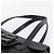 Bolso Tote PRADA de cuero negro plata Auth BA16052A - vista 14