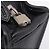 Bolso Tote PRADA de cuero negro plata Auth BA16052A - vista 20