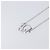 Collana Christian Dior metallo Silver Auth 205482M Argento - vista 10