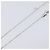Collana Christian Dior metallo Silver Auth 205482M Argento - vista 13