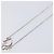 Collana Christian Dior metallo Silver Auth 205482M Argento - vista 4