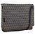 FENDI Zucchino Canvas Schultertasche Navy Silver Auth 207459 Silber Marineblau