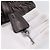 Bolso Tote PRADA Ready Lock de piel Nappa Gris Plata Auth am12760M Castaño - vista 10