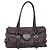 Bolso Tote PRADA Ready Lock de piel Nappa Gris Plata Auth am12760M Castaño - vista 13
