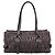 Bolso Tote PRADA Ready Lock de piel Nappa Gris Plata Auth am12760M Castaño - vista 2