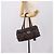Bolso Tote PRADA Ready Lock de piel Nappa Gris Plata Auth am12760M Castaño - vista 24