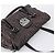 Bolso Tote PRADA Ready Lock de piel Nappa Gris Plata Auth am12760M Castaño - vista 6