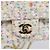 CHANEL Mini Matelasse 20 Single Flap Chain Bag Tweed White CC Auth BA15757SM Weiß Golden - Ansicht 17