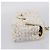 CHANEL Mini Matelasse 20 Single Flap Chain Bag Tweed White CC Auth BA15757SM Weiß Golden - Ansicht 4