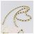 CHANEL Mini Matelasse 20 Single Flap Chain Bag Tweed White CC Auth BA15757SM Weiß Golden - Ansicht 8
