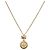 Christian Dior Halskette Metall Goldfarben Auth 206832