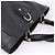 Sac à main GUCCI Abbey en cuir noir et doré 130739 Auth LN093V - vue 6