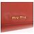 Borsa Miu Miu Madras in pelle 2way Arancione Tono Oro Auth ka6470A - vista 24