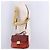 Borsa Miu Miu Madras in pelle 2way Arancione Tono Oro Auth ka6470A - vista 36