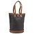 Borsa Tote Christian Dior Honeycomb PVC Nero Marrone Auth ka6433A