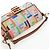 FENDI Zucca Canvas Mamma Baguette Schultertasche 2way Multicolor Gold Auth 204491V Mehrfarben Golden - Ansicht 7