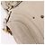 Chloé Chloe Paddington Handtasche aus Leder Ivory Gold Silver Auth am12724V Silber Golden Roh - Ansicht 16