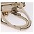 Chloé Chloe Paddington Handtasche aus Leder Ivory Gold Silver Auth am12724V Silber Golden Roh - Ansicht 9