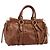 Borsa a mano Miu Miu con fiocco laterale in pelle 2way Brown Gold RT0383 Auth am12737M Marrone D'oro